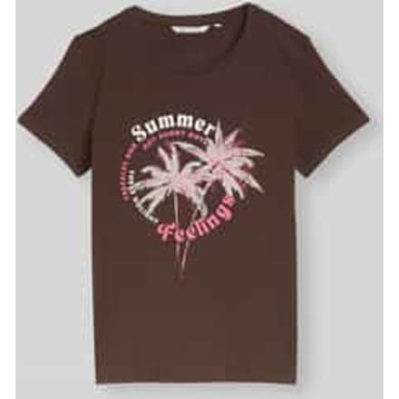 regular fit T-shirt van puur katoen met motiefprint