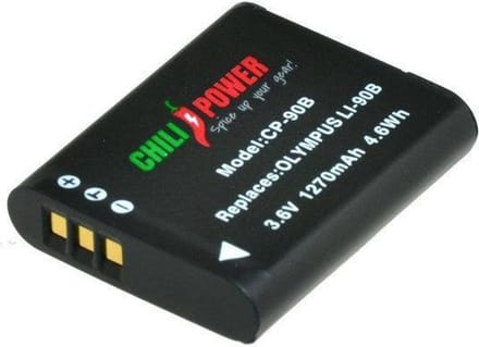 ChiliPower Li-90B / Li-92B accu voor Olympus - 1270mAh