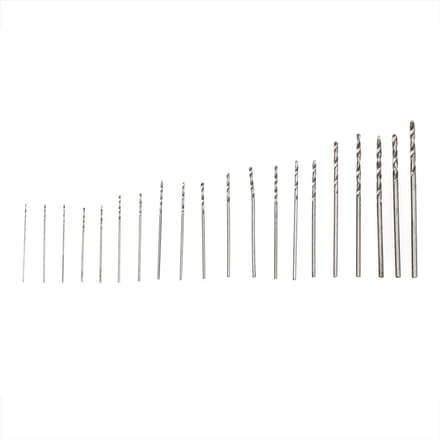 20-delige Mini HSS Boor Twist Snelstaal Kleine Set Voor Houtboren in Koffer