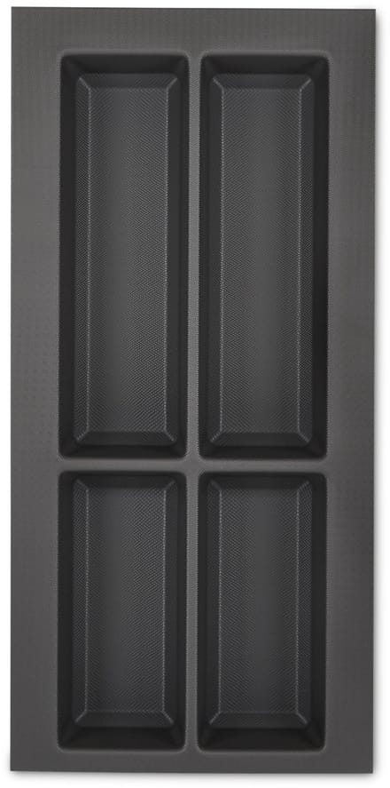 Orga-Box VII Bestekbak basaltgrijs 300 mm met Softtouch Oppervlak