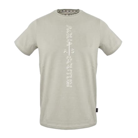 Aquascutum Heren Logo Crew Neck Regular T-shirt (Grijs)
