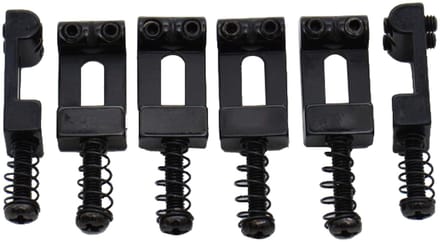 Göldo eenzelböckchen Strat zwart, HB spacing, 10,5mm, set - Gitaaronderdeel