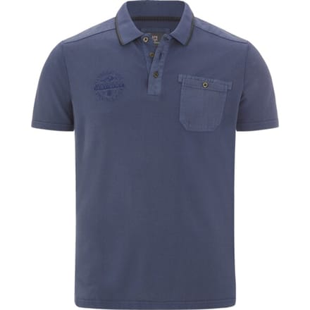 Jan Vanderstorm herren Poloshirt - 68/70 - blauw - Plus Size
