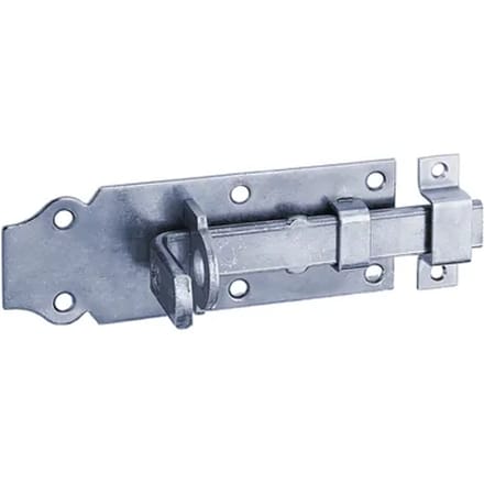 Alberts Sluitgrendel Met Platte Greep - Verzinkt Staal - 100x44 Mm