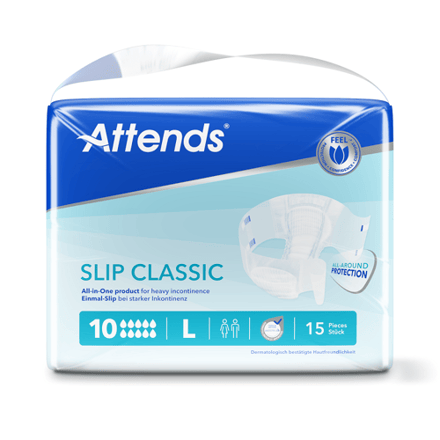 Attends Slip Classic 10 Large - 8 pakken van 15 stuks