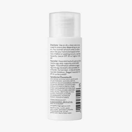 Geek & Gorgeous Schil Vlot uit Gezichtspeeling Unisex 100 ml