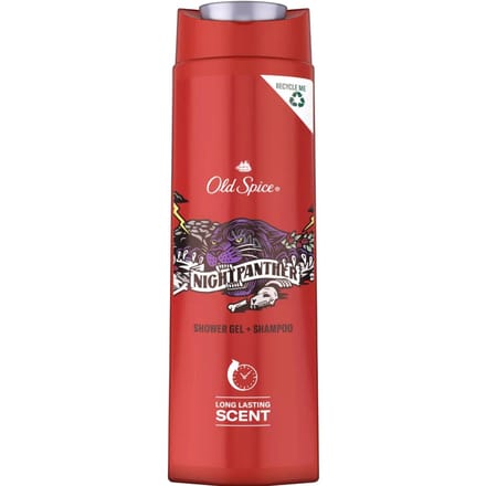 Old Spice Nightpanther douchegel / shampoo 400 ML