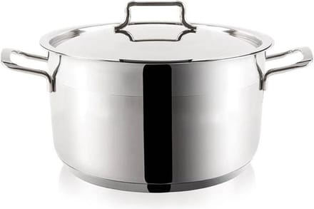Kookpan Edelstaal met Deksel ANETT 28 cm, 7 l - Kookpot - Soeppan