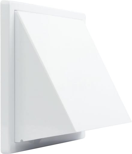 Kunststof ventilatierooster Ø 100 mm - Weerbestendig en UV-bestendig