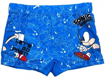Blauwe Sonic Zwembroek Short – Maat 92/98