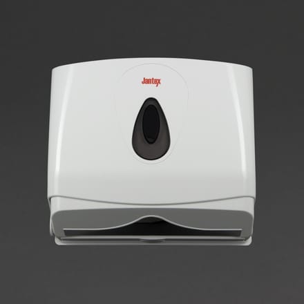 Jantex multi-fold handdoekdispenser wit