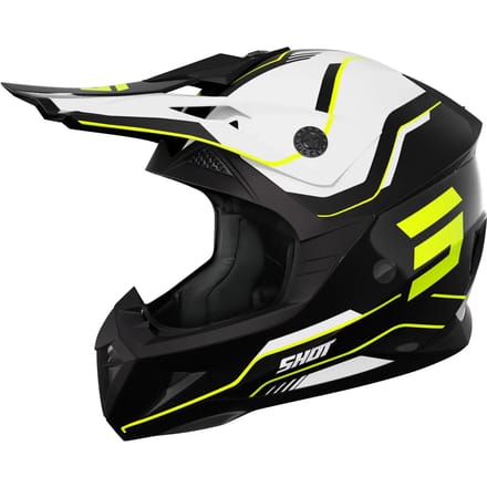Kinderen motocross helm vizier Shot Race Gear Pulse Lines