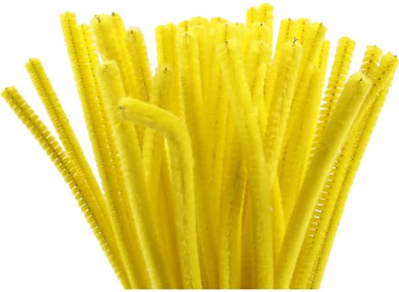 Creativ Company Chenille Yellow 30cm 50pcs.