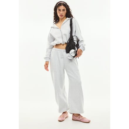 Stradivarius Gepofte sweater  Grijs melange XL