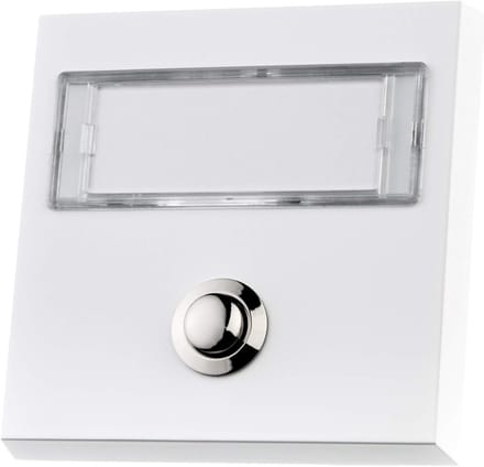 Opbouw Deurbelknop met Groot Naambord en LED-Achtergrondverlichting Wit