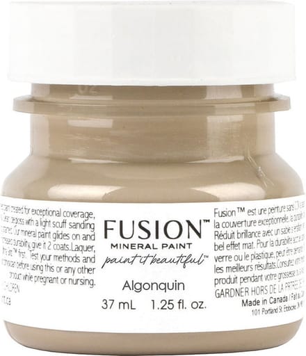 Fusion Mineral paint - Meubelverf - Grijs - krijtverf - Algonquin - 37 ml