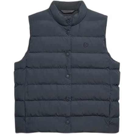Superdry - Gewatteerd Gilet met Drukknopen Slanke Pasvorm - Dames - Gilets