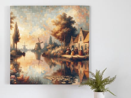 Kunstprint | Wanddecoratie | Canvas | 100 × 100 cm
