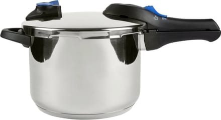 ERNESTO | RVS snelkookpan 22 cm - alle soorten kookplaten - 6 L