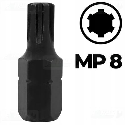 RIBE Bit MP8 30mm S2 Staal