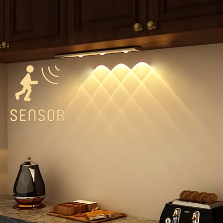 Proventa LED kastverlichting 35 cm met bewegingssensor - voor keuken & kast - Zelfklevend - Keukenkastverlichting