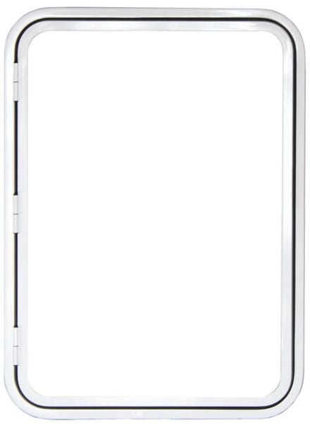 Serviceluik 650x900mm wit - rechts, met paneel pm