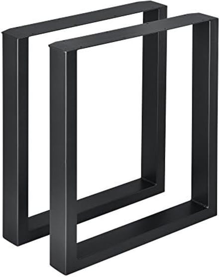 Stalen onderstel set van 2 U tafelpoot 60x72 cm