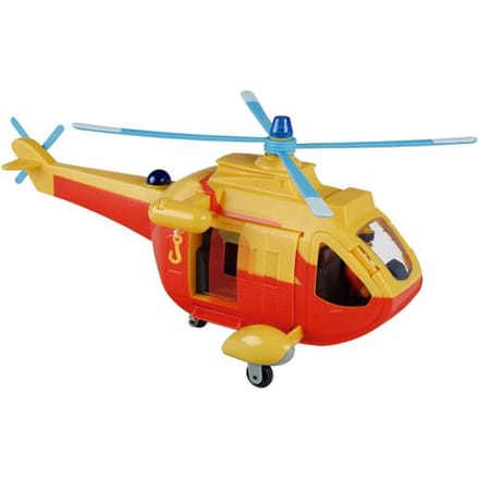 Simba Brandweerman Sam helikopter speelgoed Wallaby II met licht en geluid.