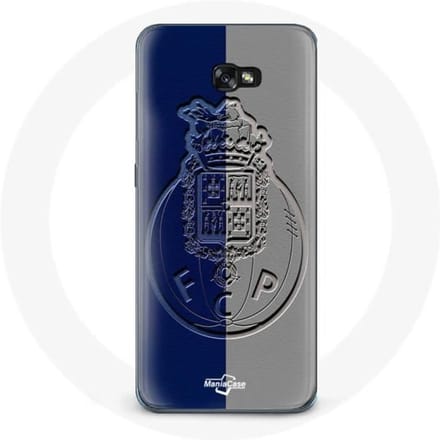 Coque - MANIACASE - Samsung Galaxy A3 2017 - Souple - Porto gond - Bleu et gris