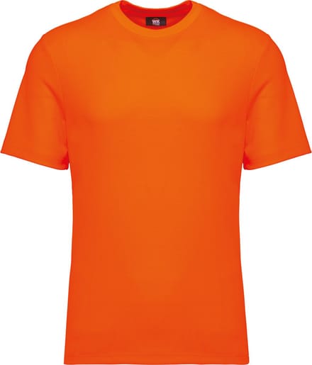 WK. Designed To Work Duurzaam uniseks T-shirt katoen/polyester WK308 - Fluorescent Orange - M