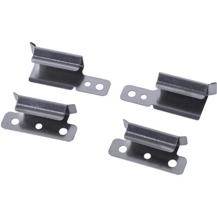 4 stuks Bedklemmen Klemmen Compatibel met Ender 3 Pro Ender 3 V2 Ender 3S Ender 5 Pro CR-20 PRO 3D 0 zilver
