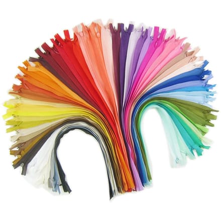 18 stks 40 cm Gemengde Kleur Nylon Onzichtbare Ritsen Gesloten Einde DIY Naaien Ambachten red