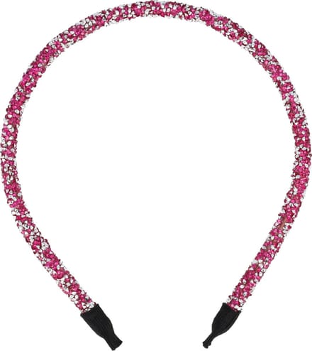 Lajetti Glitter Haarband Fuchsia - Skinny Diadeem
