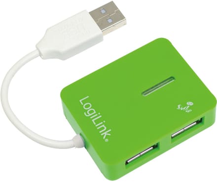 LogiLink UA0138 UA0138 USB-hub 4 poorten USB-A USB 2.0 480 MBit/s Groen