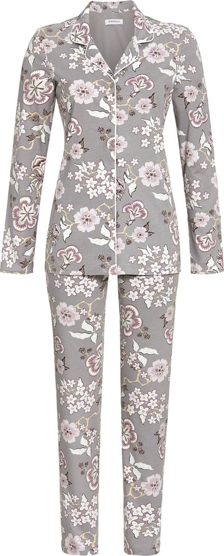 Ringella – Winterflowers – Pyjama - 3511230 - Pepper - 42