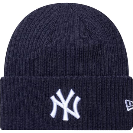 New Era MLB Wide Cuff New York Yankees Beanie Blauw