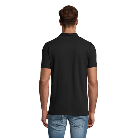 SOLS Heren Phoenix Poloshirt (Zwart)