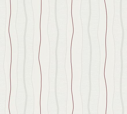 STREPEN BEHANG | Modern - Crème Rood - A.S. Création Casual Living