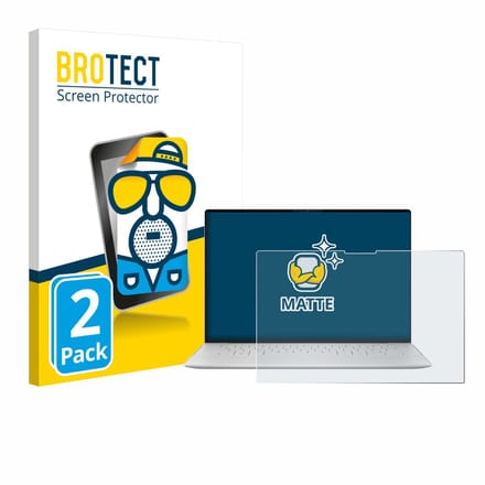 BROTECT - Screenprotector voor Dell XPS 13 9350 2024 - Folie Beschermfolie matte 2 Stuks