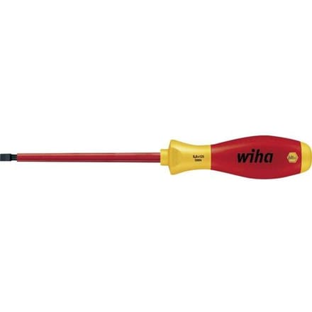 VDE Platte schroevendraaier Wiha 00828 00828 Kopbreedte: 6 mm Koplengte: 150 mm