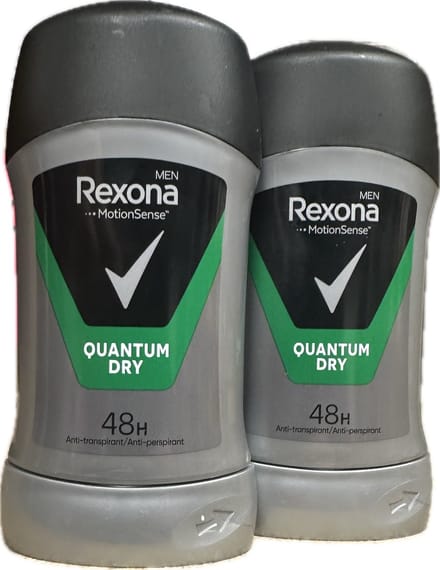 Rexona Men - Deodorant - Stick - Quantum Dry - 2 x 50 ml