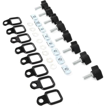 Hardtop Snelverwijderingsbevestigingsset Duimschroef Moer Sjoroog D-ring Past voor Jeep M10 M8
