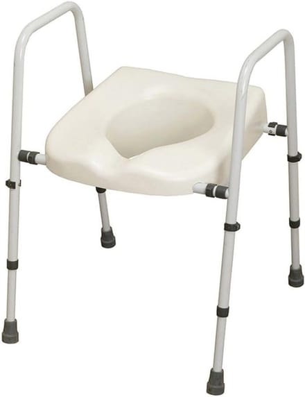 Verstelbare Toiletbril en Frame voor Ondersteuning - Klaar voor Montage