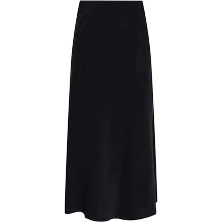 Uitlopende maxi-rok met elastische band model 'FRANAN'