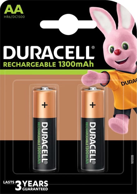 Duracell AA HR06 PLUS Nimh 1300mAh - pack 2
