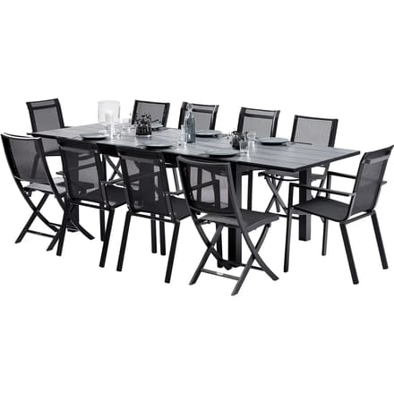 Tuinmeubelset Wilsa Garden HPL Star T6/10+F6+C4