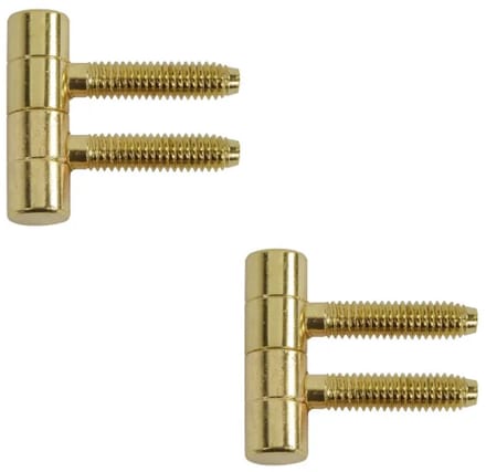Meubelpaumelle 9x30mm vermessingd 2 stuks