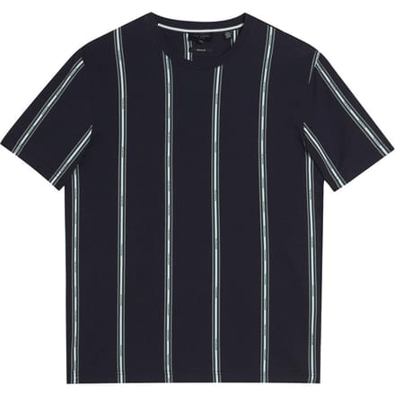 Ted Baker Amson Heren Navy Gestreept T-Shirt