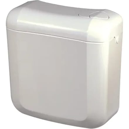 Baseline Wc Stortbak Baseline - Kunststof - 3/6l Tweeknops - 40,3x40,7x16,6cm
