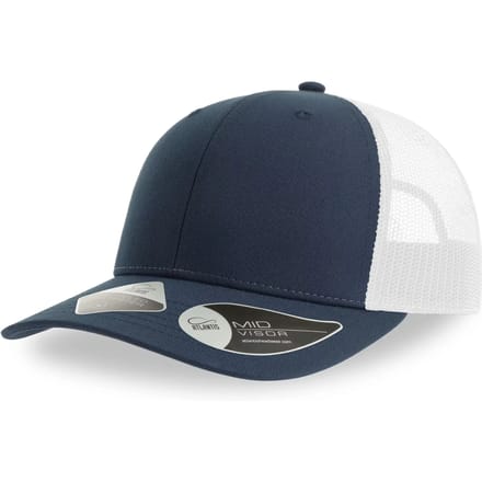 Atlantis Headwear Bryce Cap AT106 - Navy/White - One size